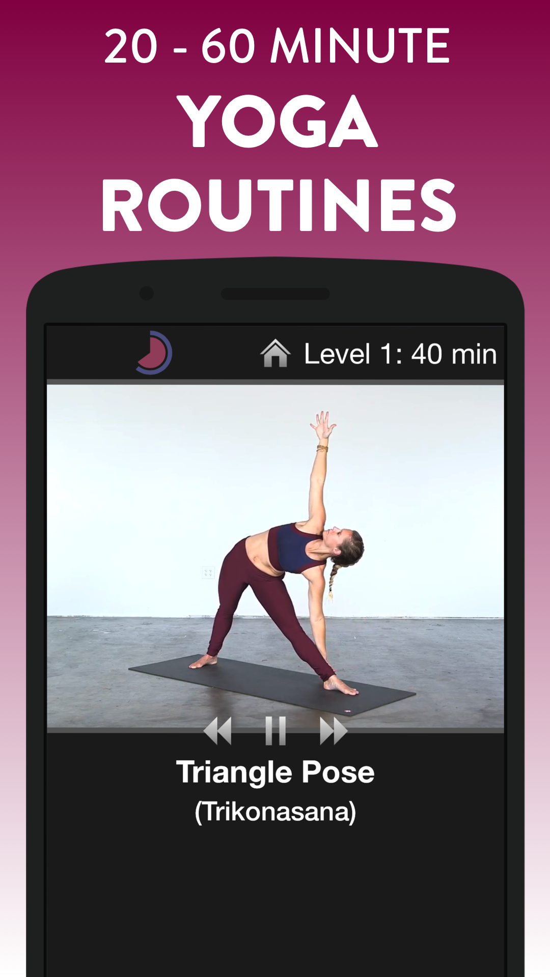 Android application Simply Yoga screenshort