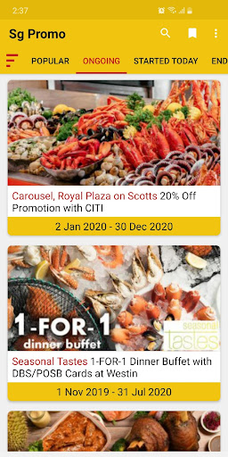 Sg Promo - Singapore Promotion Screen 2