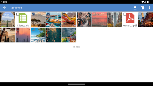 Screenshot of ownCloud
