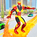 Cover Image of Download Flying Police Robot Fire Hero: Gangster Crime City 11 APK