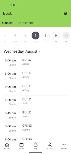 BUILD POWER GRIND Screen 2