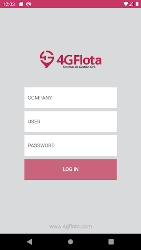 Android application 4GFlota screenshort
