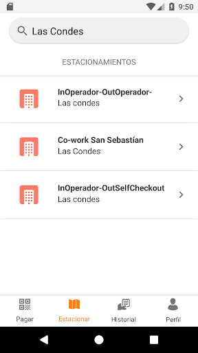 ParkingApp Screen 3