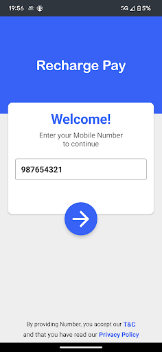 Android application Recharge Pay Bill Payment App screenshort