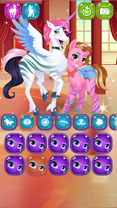 Unicorn pony dress up