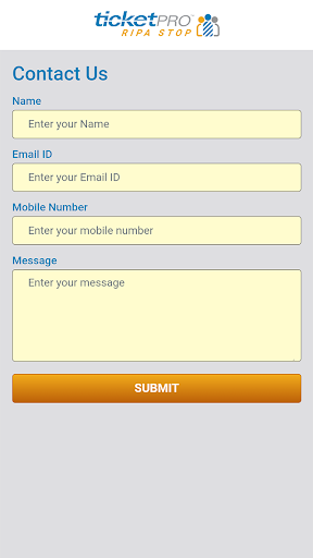 RIPA STOP Screen 3