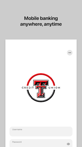 Android application Texas Tech CU screenshort