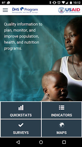 Android application The DHS Program screenshort