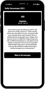 Daily Horoscope - Zodiac 2021 Screenshot