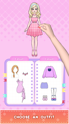 DIY Paper Doll: Dress Up Diary Screen 2