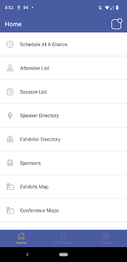 Android application NSH Convention screenshort