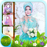 Hijab Kebaya Flower Camera icon