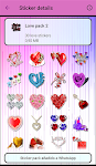 screenshot of WASticker Love Stickers