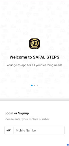 Android application SAFAL STEPS screenshort