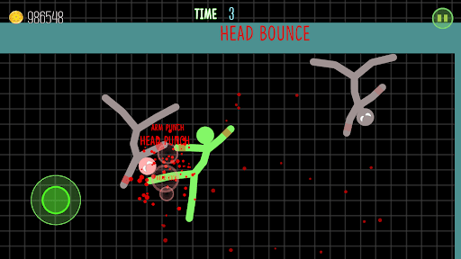 Android application Stickman Warriors Fighting screenshort