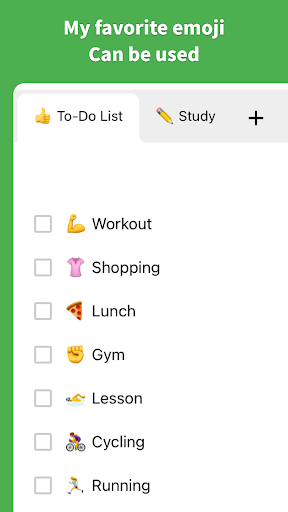 Screenshot of Daily Checklist - Today's Task