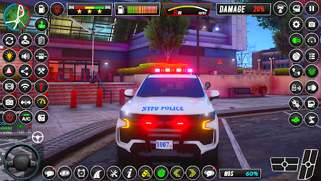 US Police Car Parking Games 3D poster 2