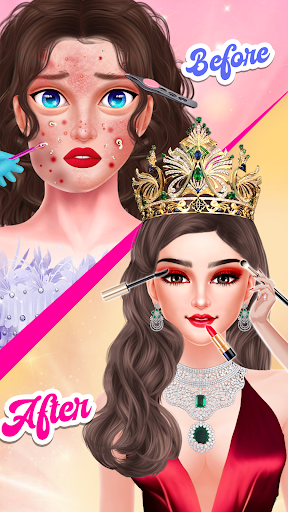 ASMR Makeup Dress Up Game Screen 2