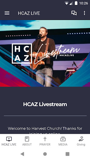 Android application Harvest Church - AZ screenshort
