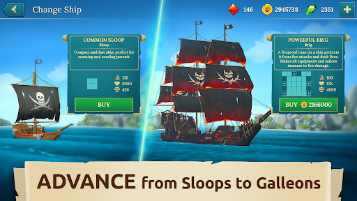 Screenshot of Pirate Ships・Build and Fight