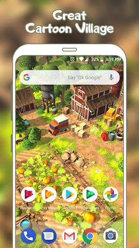 Cartoon Village - Live Wallpap