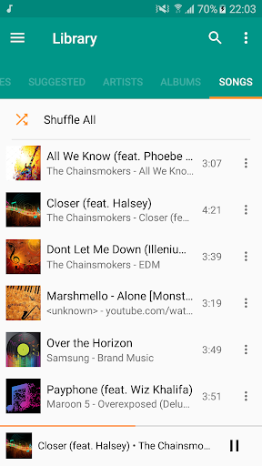 MP3 Music Player Screen 3
