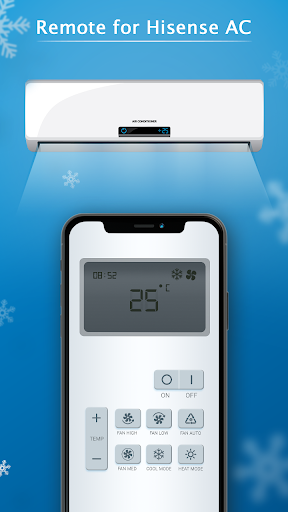 Android application Remote for Hisense AC screenshort