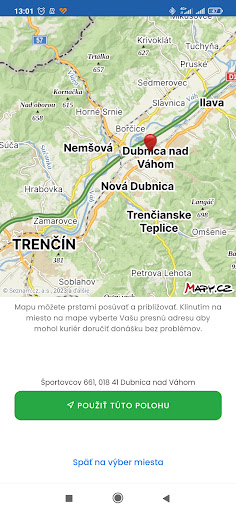 Rozvoz Jedla Screen 2