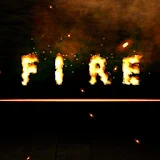Name Text Fire FREE icon