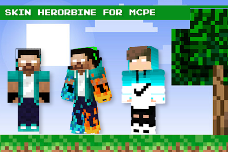 Download skin Herobrine HD free for Minecraft PE