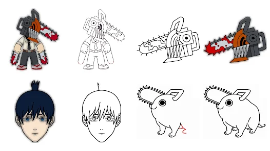 How To Draw Chainsaw Man - Apps on Google Play