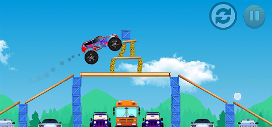 Monster Truck Game for Kids GO