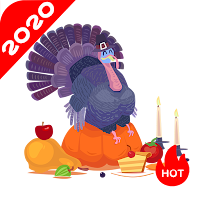  Thanksgiving Sticker - Happy Thanksgiving Day