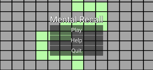 Android application Mental Recall screenshort