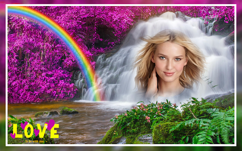 Rainbow Waterfall app & Nature