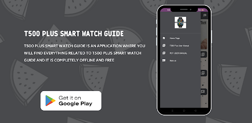 Android application T500 Plus Smart Watch Guide screenshort