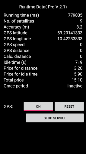 Taximeter Pro Screen 3