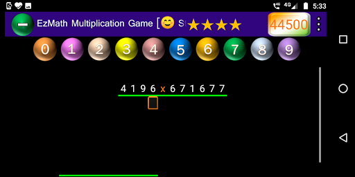 EzMath - Basic Math games Screenshot