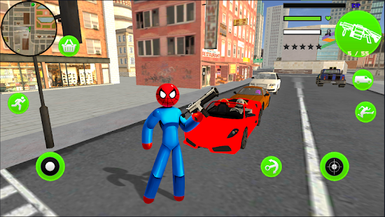 Spider StickMan Rope Hero Mafia Gangster Vegas(圖4)-速報App