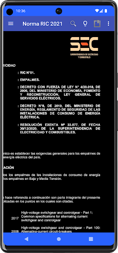 Norma RIC 2021 Profesional Screen 2