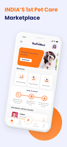 Android application ThePetNest screenshort