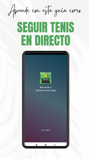 Android application Tenis en Vivo y Directo Guía screenshort