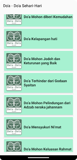 Doa - Doa Sehari - Hari Muslim