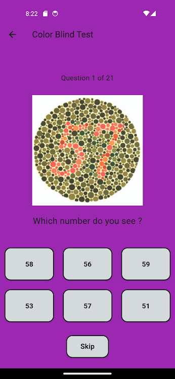 Color Blindness Test - 1.0.0 - (Android)