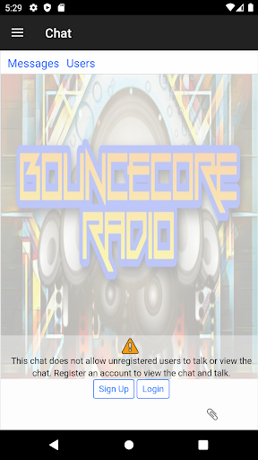 Bouncecore Radio Screen 2