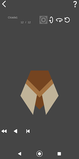 Android application Origami Player screenshort