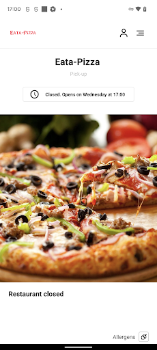 Android application Eata-Pizza screenshort