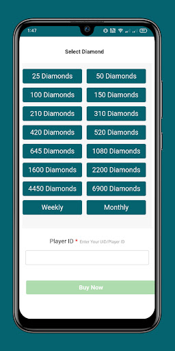 EzeTopup - FF Diamond Topup