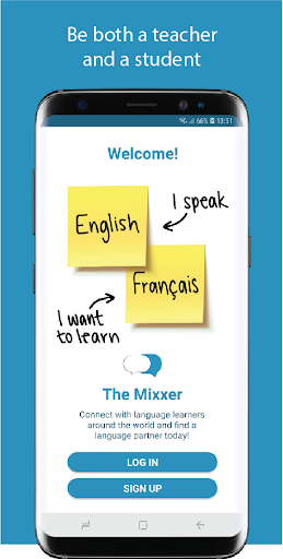 Android application Mixxer Language Exchange screenshort