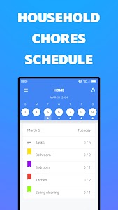 Household chores schedule app Unknown